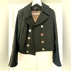 WHBM black jacket both sporty and elegant. Very Nice quality. Size XS